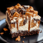 Butterfinger Candy Bar Poke Cake