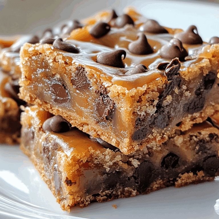 Caramel Chocolate Chip Bars