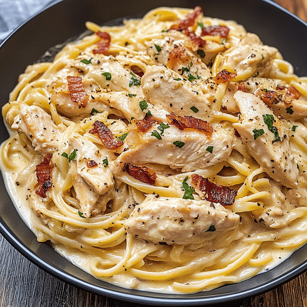 Creamy Chicken Carbonara