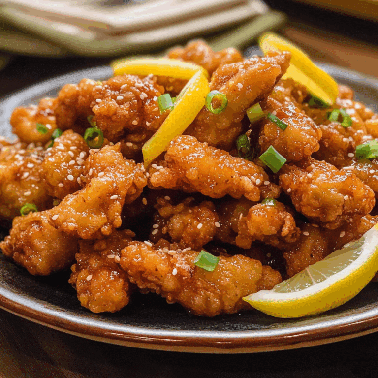 Crispy Chinese Lemon Chicken