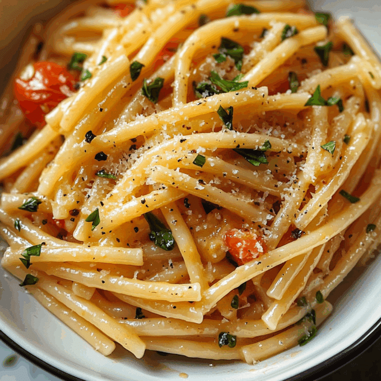 Garlic Butter Tomato Pasta
