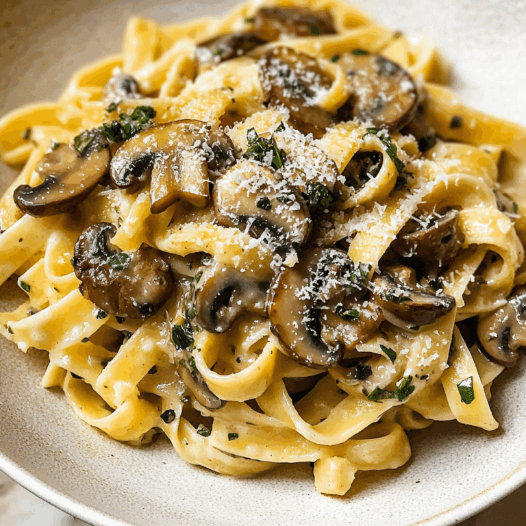 Garlic Mushroom Pasta