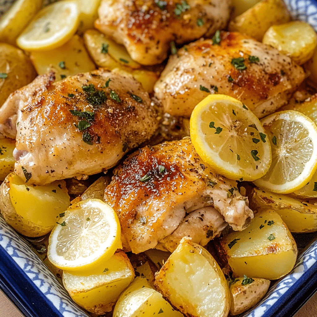 Greek Lemon Chicken & Potatoes