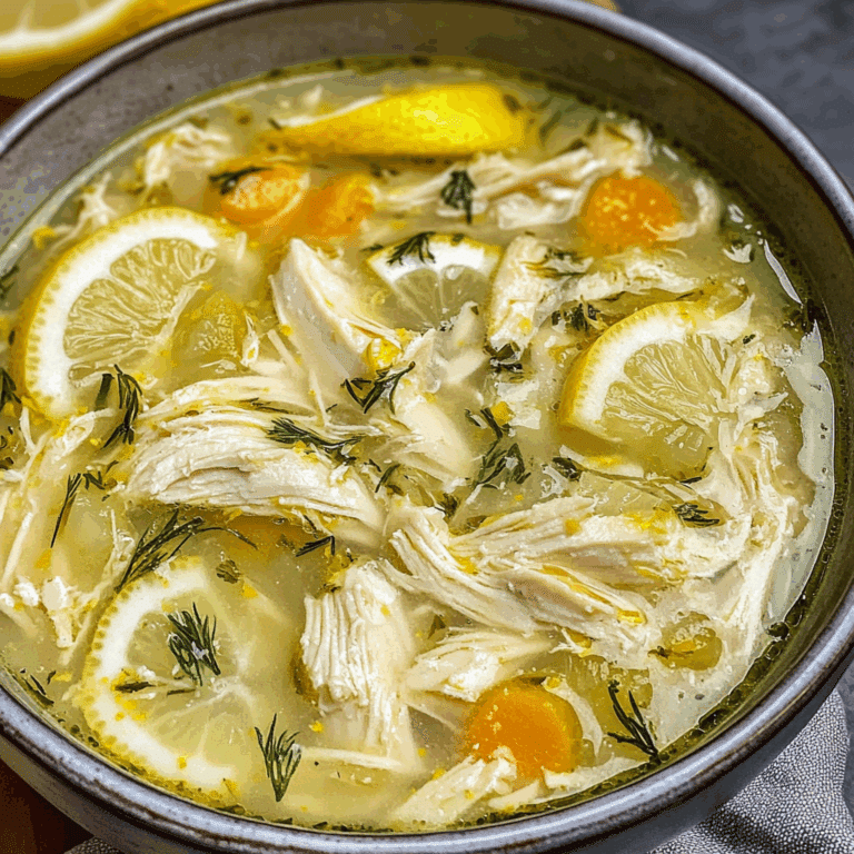 Greek Lemon Chicken Soup