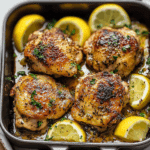 Greek Lemon Chicken Thighs
