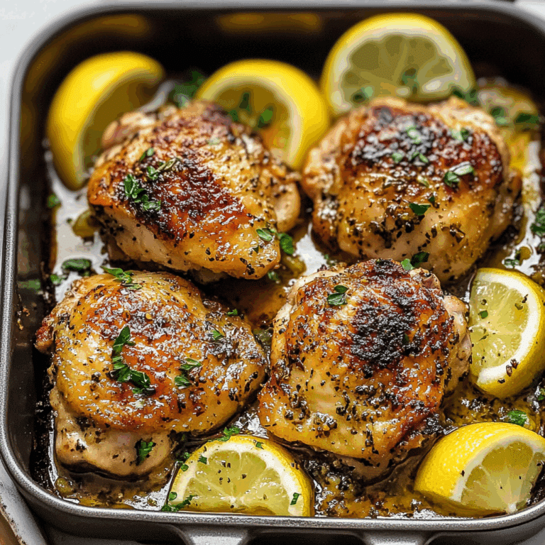 Greek Lemon Chicken Thighs