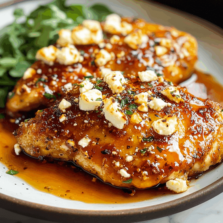 Hot Honey Feta Chicken