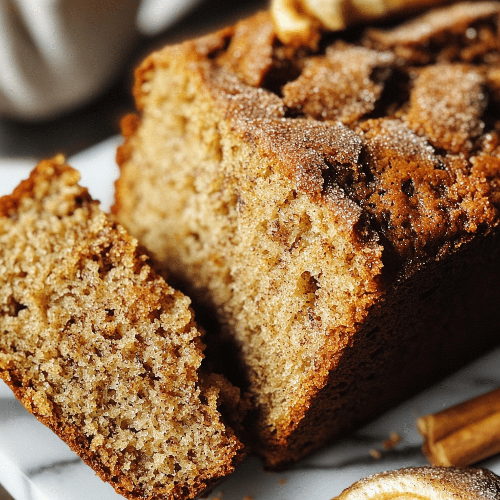 Moist Banana Bread with Cinnamon