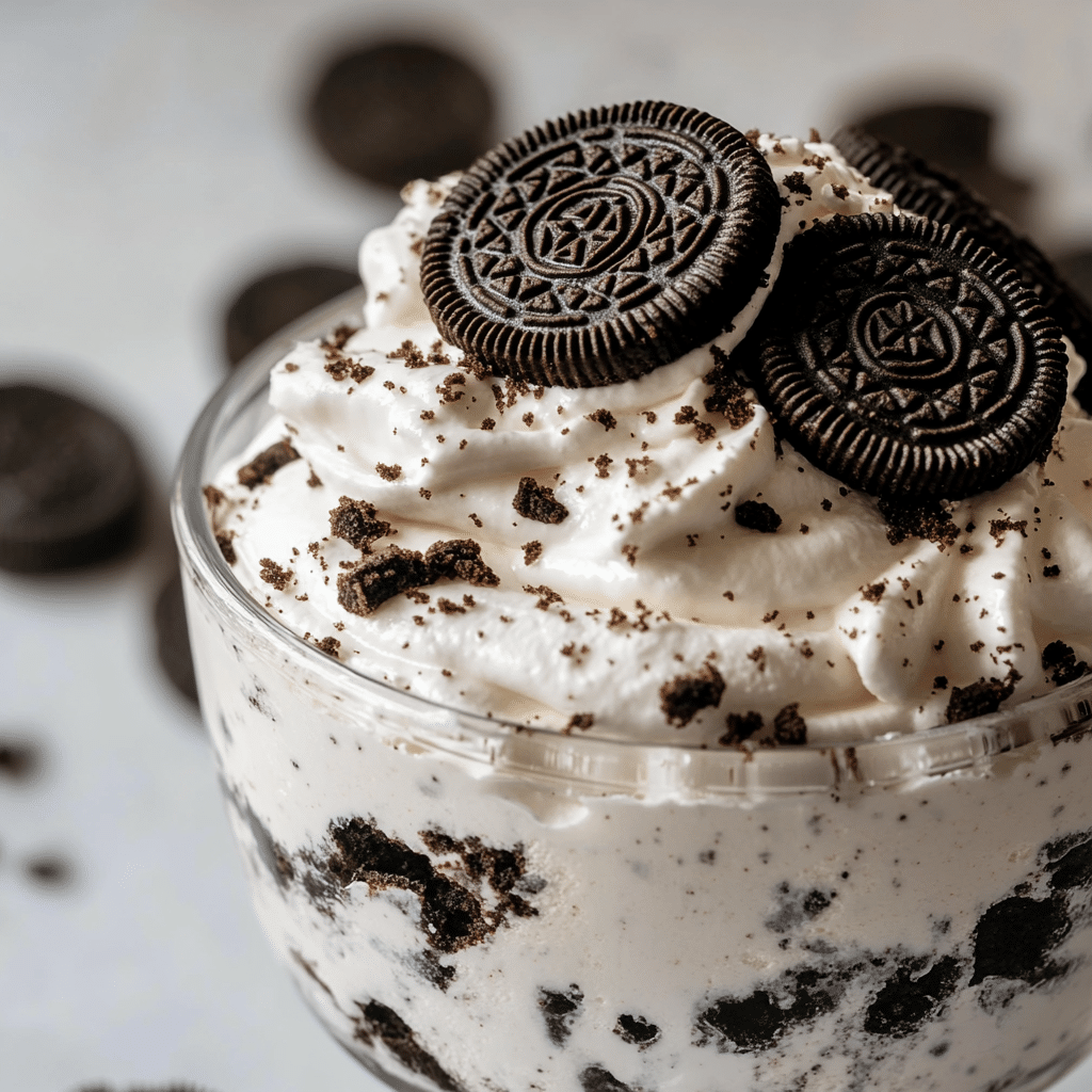 Protein Oreo Fluff Dessert