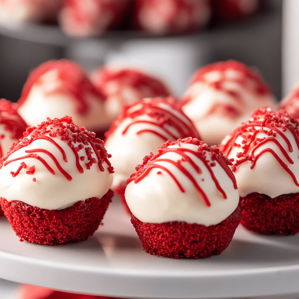 Red Velvet Cheesecake Bites