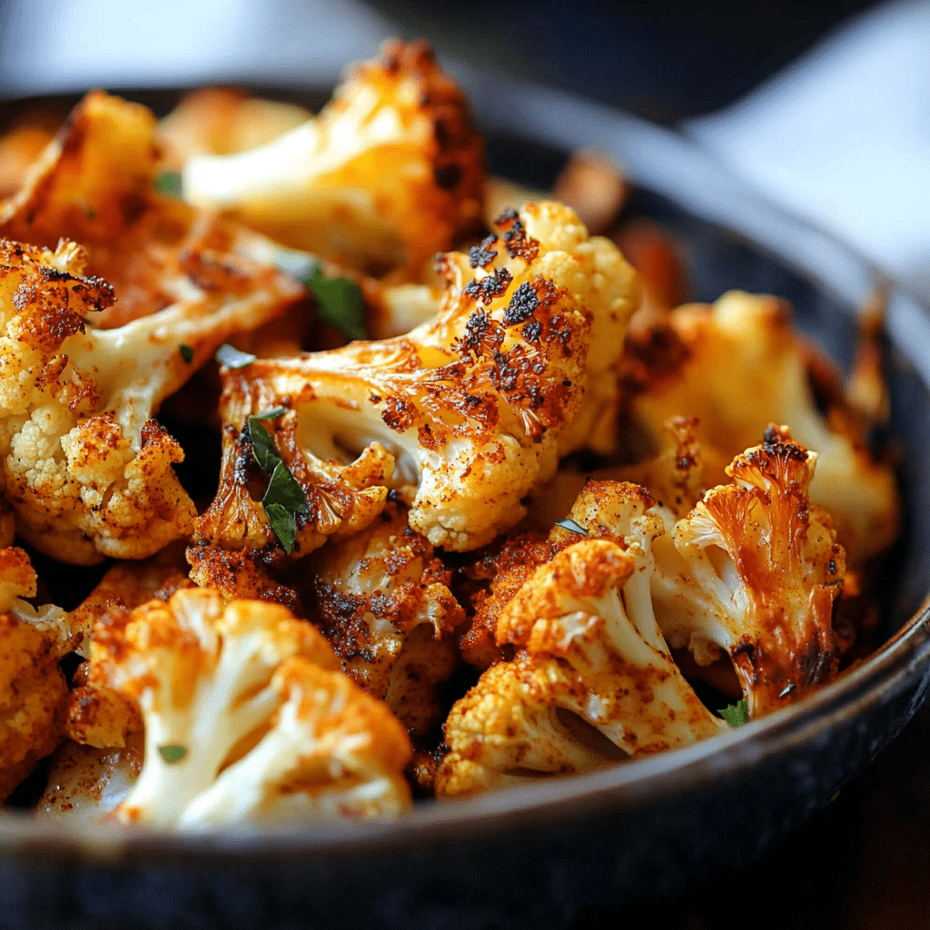 Roasted Cauliflower with Spices