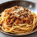 Spaghetti Bolognese with Beef
