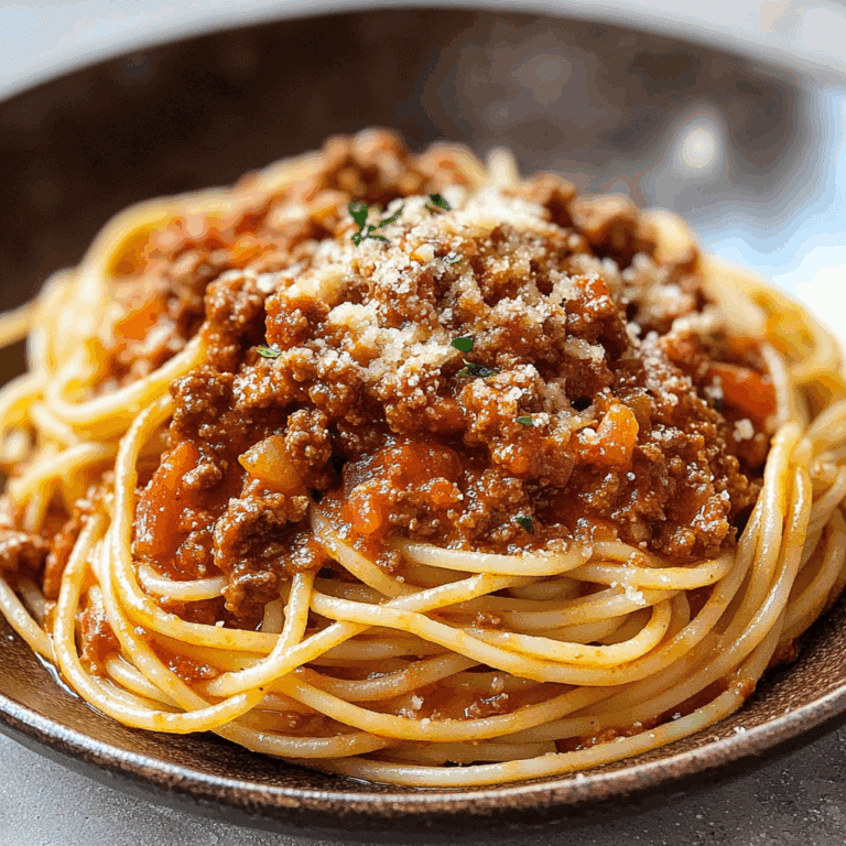 Spaghetti Bolognese with Beef