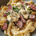 Steak & Gorgonzola Pasta