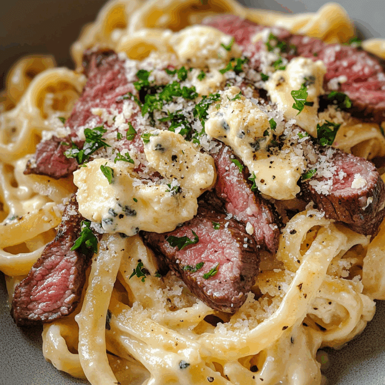 Steak & Gorgonzola Pasta