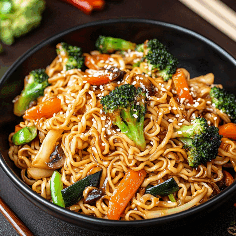 Teriyaki Noodles with Veggies