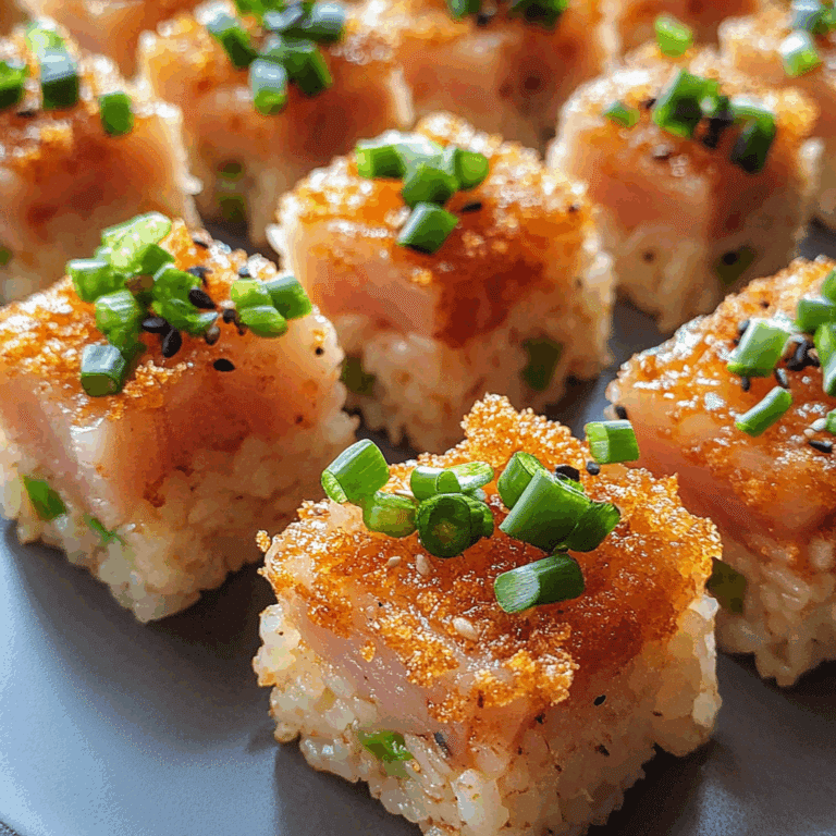Tuna Crispy Rice Bites