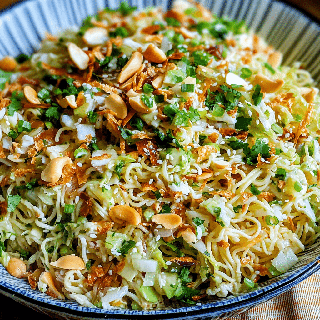 Asian Ramen Noodle Salad