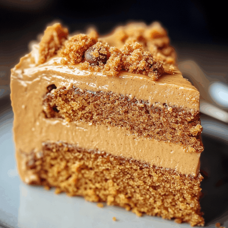 Biscoff Cookie Butter Cake