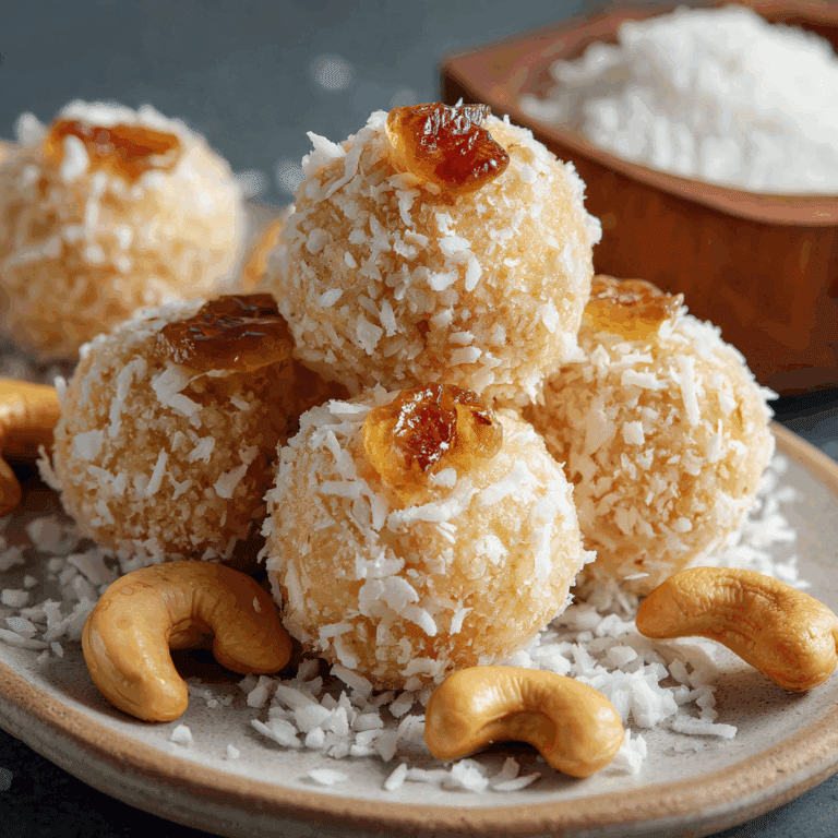 Coconut Cashew Pineapple Bites