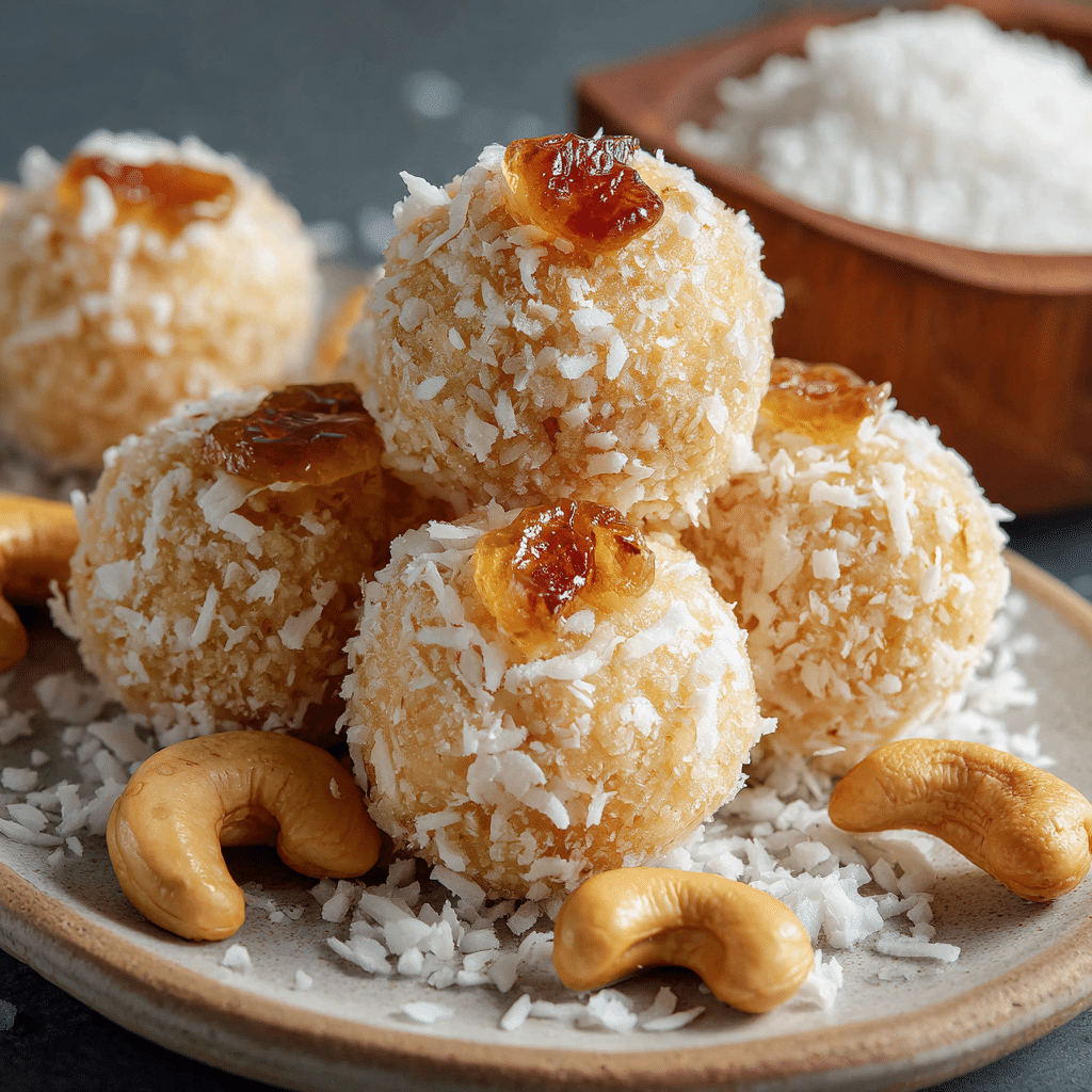 Coconut Cashew Pineapple Bites