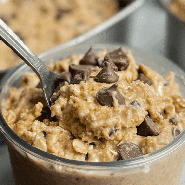 Cookie Dough Overnight Oats
