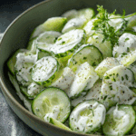Creamy Cucumber Salad