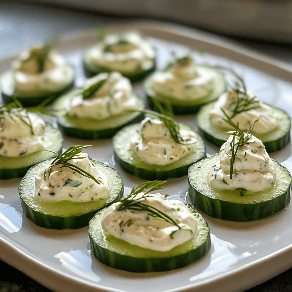 Dilly Cucumber Bites
