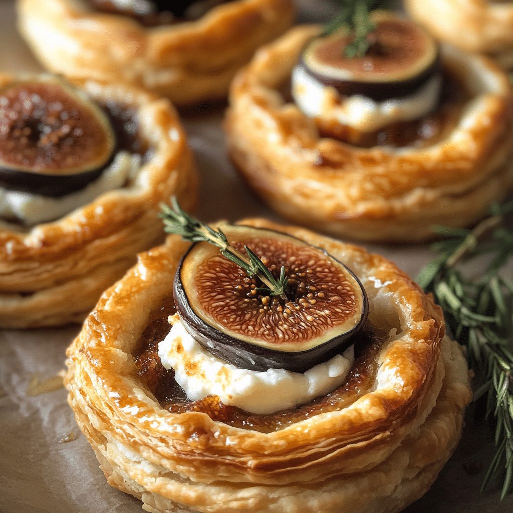 Fig and Goat Cheese Puff Pastry