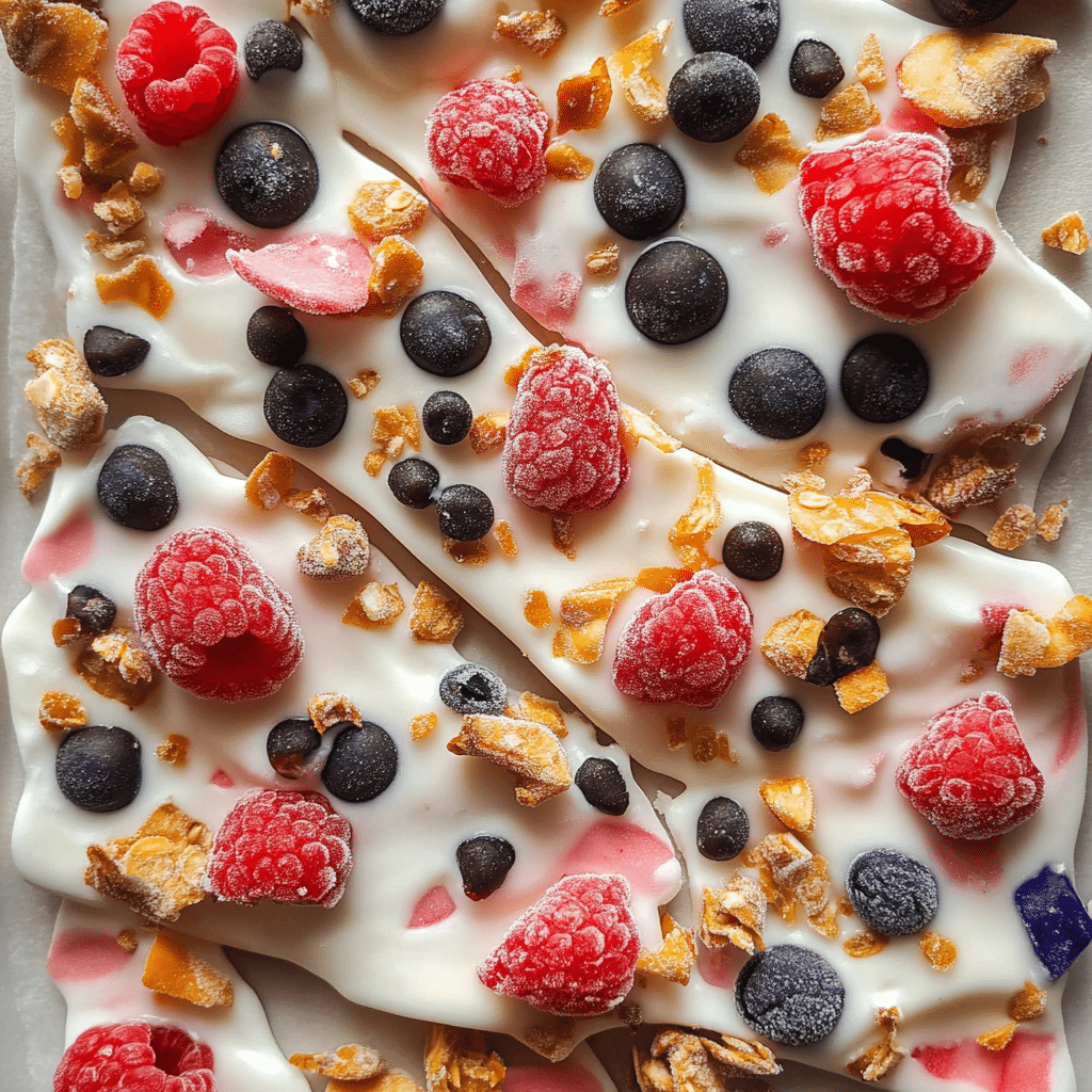 Frozen Yogurt Bark