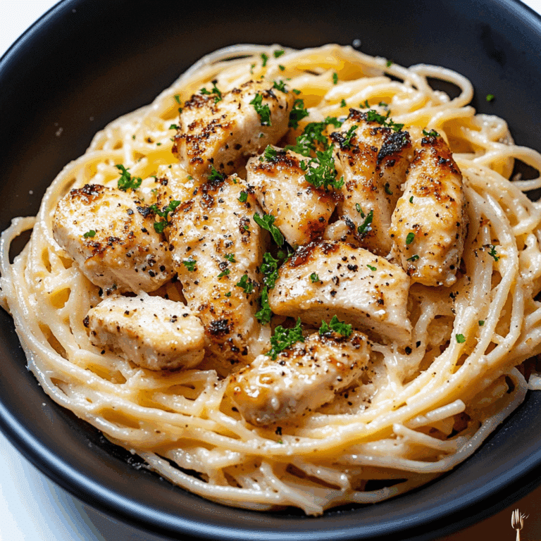 Garlic Butter Chicken Pasta