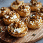 Goat Cheese & Walnut Pastry Bites