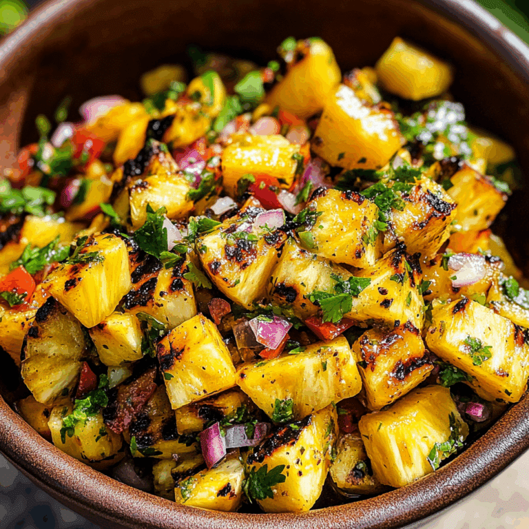 Grilled Pineapple Salsa