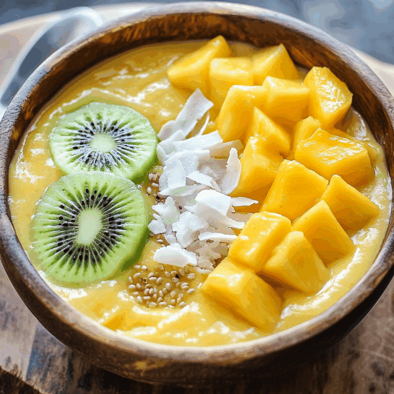 Mango Pineapple Smoothie Bowl