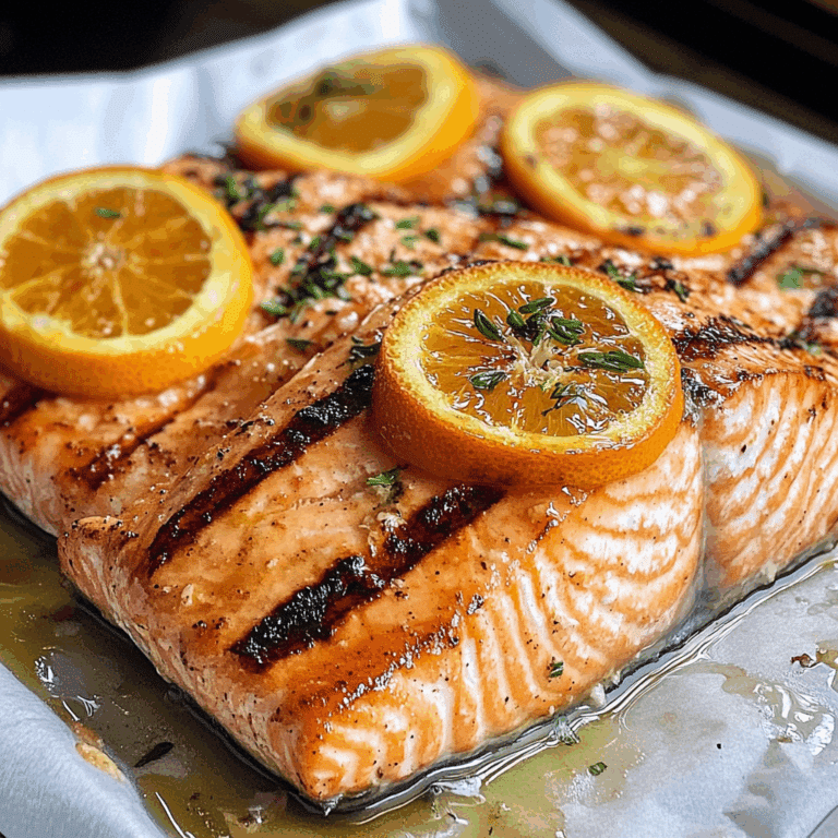 Orange Grilled Salmon