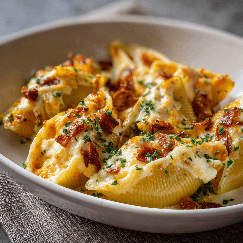 Pumpkin & Gouda Stuffed Shells
