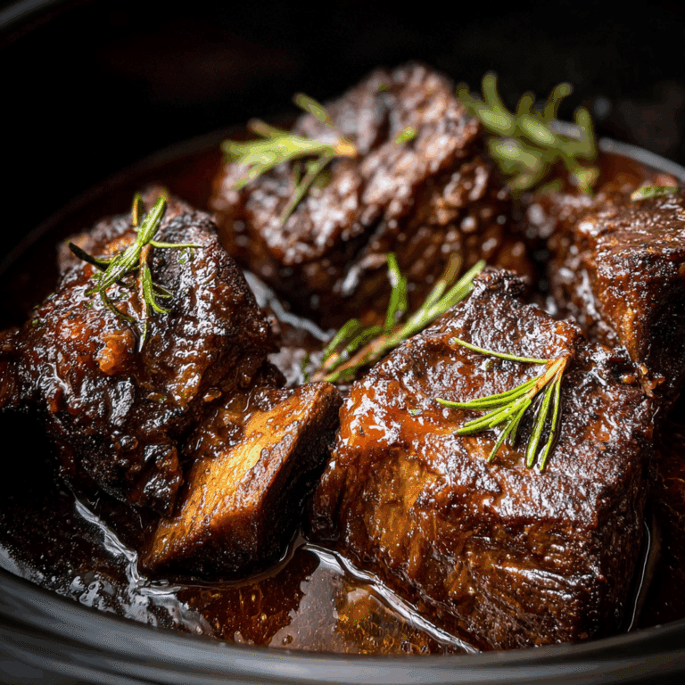 Slow Cooker Beef Short Ribs