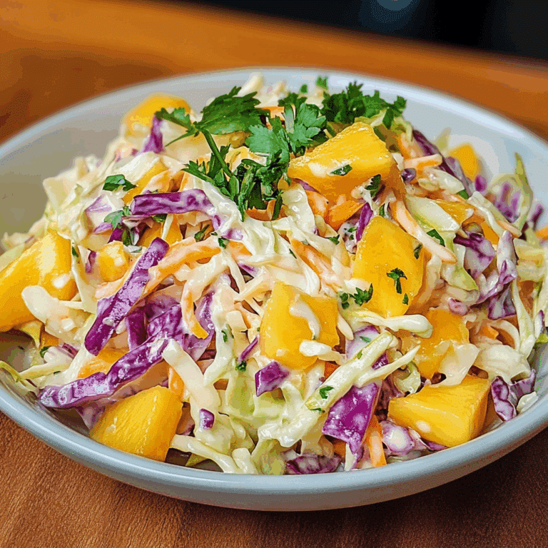 Spicy Mango Coleslaw