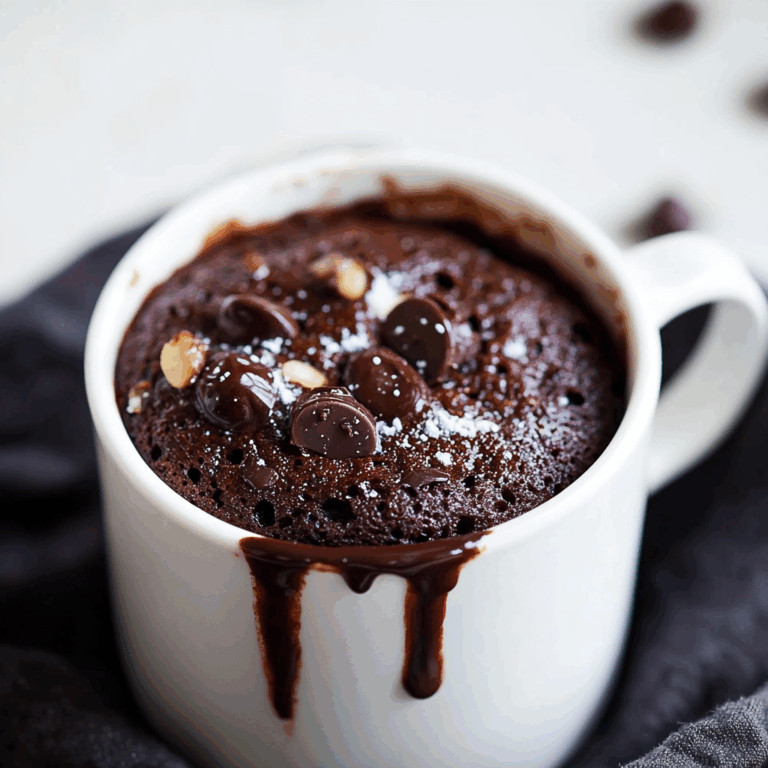 Vegan Chocolate Mug Cake