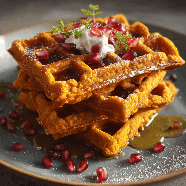 Vegan Sweet Potato Waffles