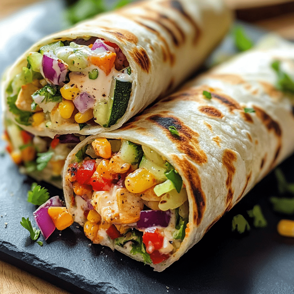 Vegan Veggie Wraps