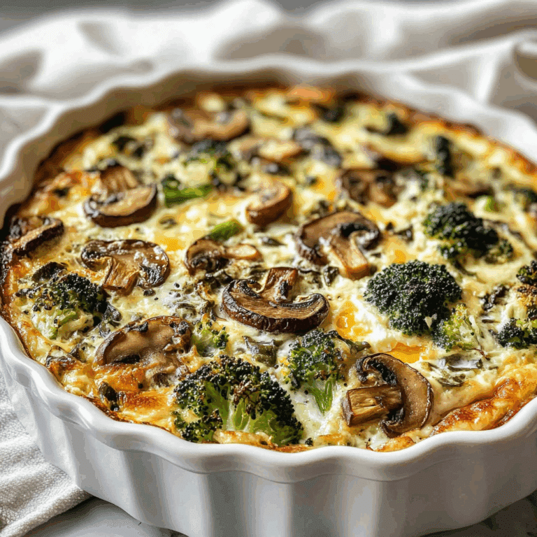 Veggie-Packed Cottage Cheese Egg Bake