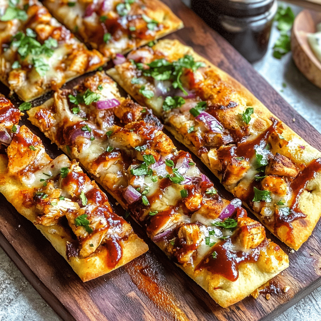 BBQ Chicken Flatbreads