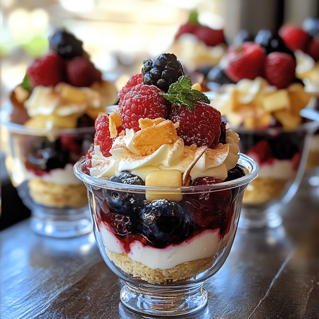 Berry Trifle Cups