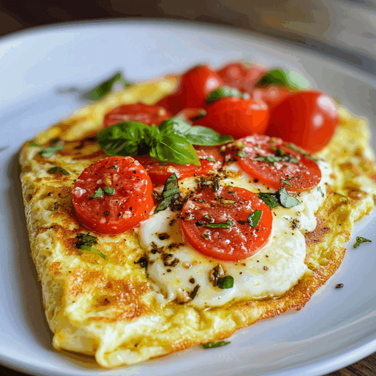 Caprese Omelette