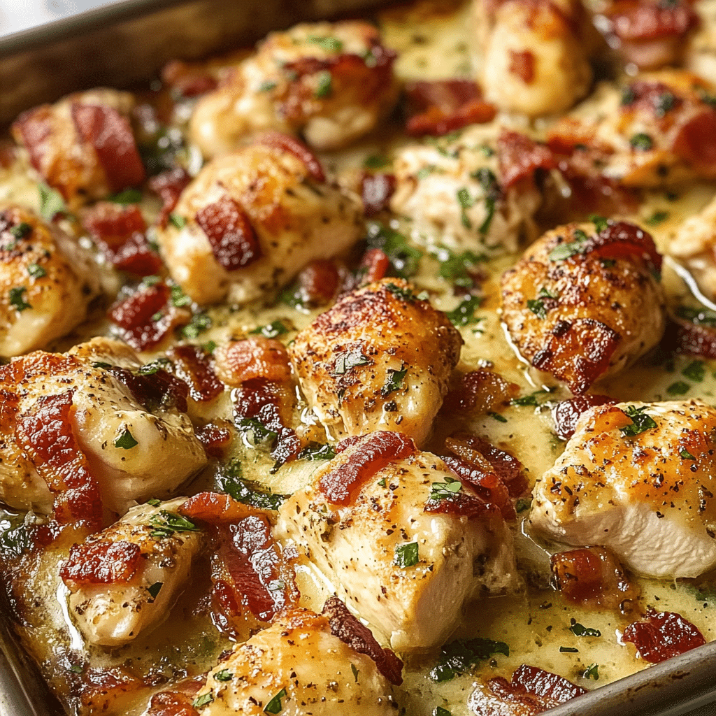 Chicken Bacon Ranch Sheet Pan Dinner