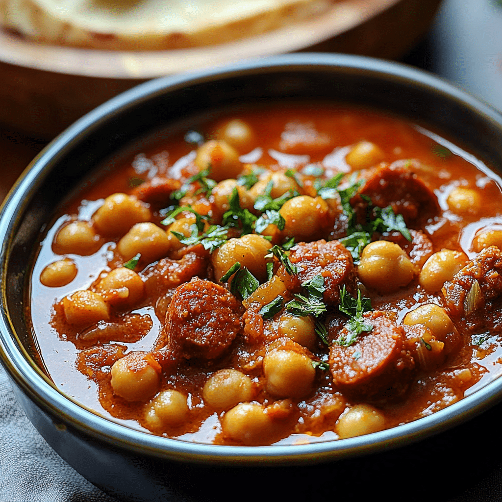 Chorizo Chickpea Stew
