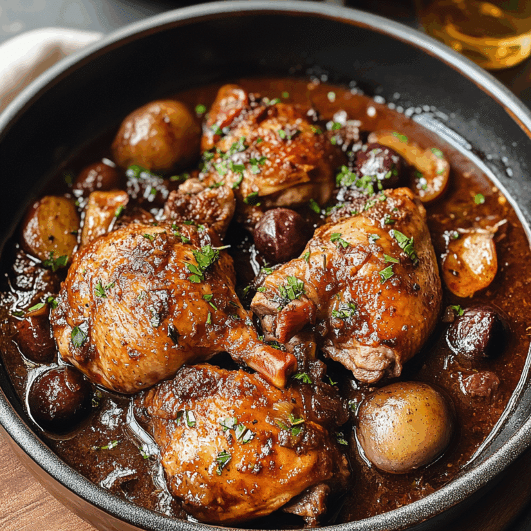 Classic Coq au Vin for Cozy Evenings