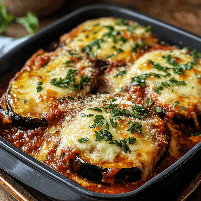 Classic Eggplant Parmigiana