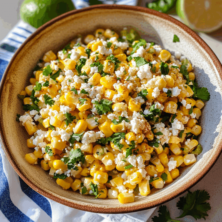 Corn Salad with Cotija Cheese